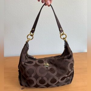 Y2K Coach Brown Shoulder Bag